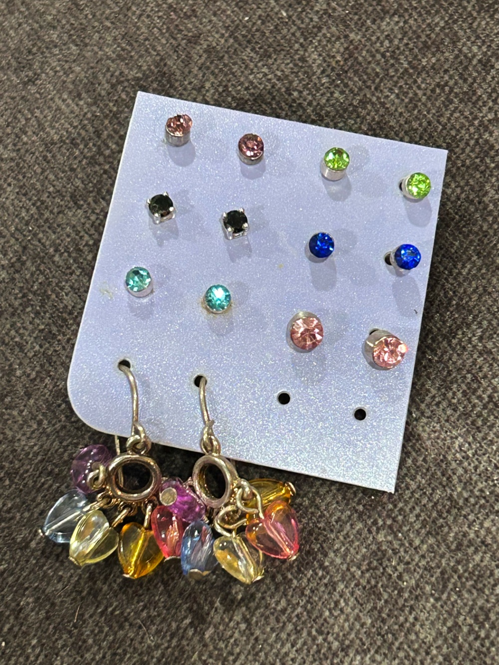 Colorful Earring Set - Multicolor